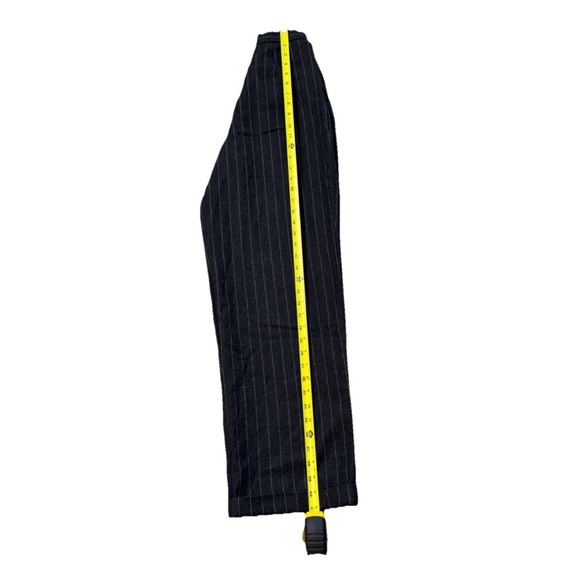 Polo by Ralph Lauren Black Pinstripe Wide Leg Pants (retail $200+) - Picture 5 of 7